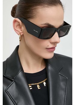 Saint Laurent okulary przeciwsłoneczne damskie kolor czarny ze sklepu ANSWEAR.com w kategorii Okulary przeciwsłoneczne damskie - zdjęcie 169571135