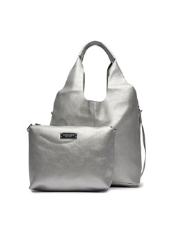 Torebka Monnari BAG1360-K022 Srebrny ze sklepu eobuwie.pl w kategorii Torby Shopper bag - zdjęcie 169579975