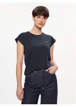 Pepe Jeans T-Shirt Lory PL505853 Granatowy Regular Fit ze sklepu MODIVO w kategorii Bluzki damskie - zdjęcie 169580657