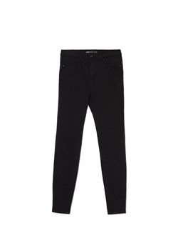 Cropp - Czarne jeansy skinny push up - czarny ze sklepu Cropp w kategorii Jeansy damskie - zdjęcie 169588585