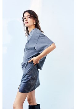 H & M - T-shirt oversize z motywem - Szary ze sklepu H&M w kategorii Bluzki damskie - zdjęcie 169590407