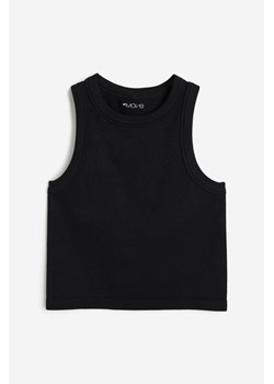 H & M - Sportowa koszulka DryMove Seamless - Czarny ze sklepu H&M w kategorii Bluzki damskie - zdjęcie 169590415