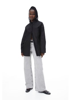 H & M - Popelinowa koszula oversize - Czarny ze sklepu H&M w kategorii Koszule damskie - zdjęcie 169590518