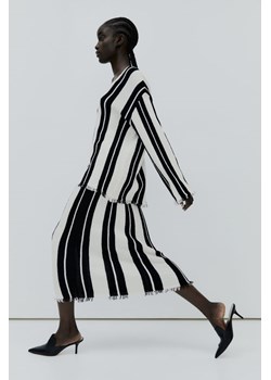 H & M - Dzianinowa spódnica - Biały ze sklepu H&M w kategorii Spódnice - zdjęcie 169590597