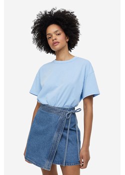 H & M - T-shirt o spranym wyglądzie - Niebieski ze sklepu H&M w kategorii Bluzki damskie - zdjęcie 169590666