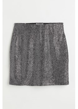 H & M - Krótka spódnica dżersejowa - Srebrny ze sklepu H&M w kategorii Spódnice - zdjęcie 169590669