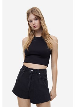 H & M - Dżinsowe szorty High - Czarny ze sklepu H&M w kategorii Szorty - zdjęcie 169590839