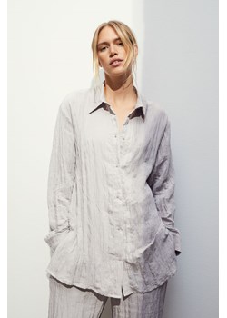 H & M - Kreszowana koszula - Szary ze sklepu H&M w kategorii Koszule damskie - zdjęcie 169590868