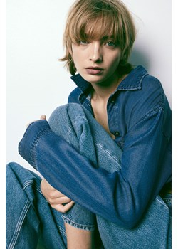 H & M - Dżinsowa koszula z lyocellu - Niebieski ze sklepu H&M w kategorii Koszule damskie - zdjęcie 169590887