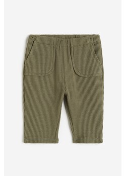 H & M - Dżersejowe spodnie - Zielony ze sklepu H&M w kategorii Spodnie i półśpiochy - zdjęcie 169590965