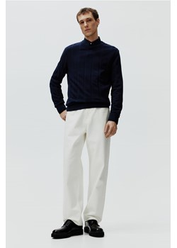 H & M - Sweter Slim Fit - Niebieski ze sklepu H&M w kategorii Swetry męskie - zdjęcie 169590976