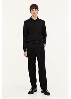H & M - Top polo Slim Fit - Czarny ze sklepu H&M w kategorii T-shirty męskie - zdjęcie 169591055