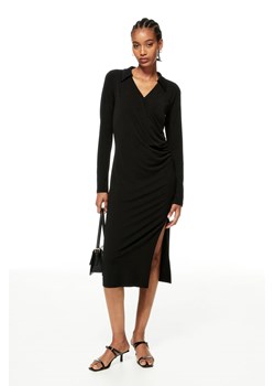 H & M - Kopertowa szmizjerka - Czarny ze sklepu H&M w kategorii Sukienki - zdjęcie 169591217