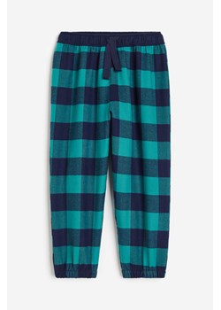 H & M - Bawełniane spodnie piżamowe - Turkusowy ze sklepu H&M w kategorii Piżamy dziecięce - zdjęcie 169591298