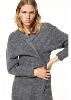 H & M - Długi kardigan - Szary ze sklepu H&M w kategorii Swetry damskie - zdjęcie 169591387