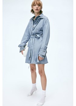 H & M - Dżinsowa szmizjerka - Niebieski ze sklepu H&M w kategorii Sukienki - zdjęcie 169591436