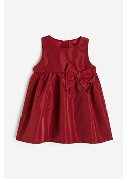 H & M - Sukienka z kokardą - Czerwony ze sklepu H&M w kategorii Sukienki niemowlęce - zdjęcie 169591518