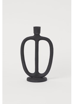 H & M - Wysoki świecznik metalowy - Czarny ze sklepu H&M w kategorii Świeczniki - zdjęcie 169591567