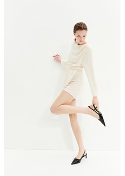 H & M - Drapowana sukienka - Beżowy ze sklepu H&M w kategorii Sukienki - zdjęcie 169591596