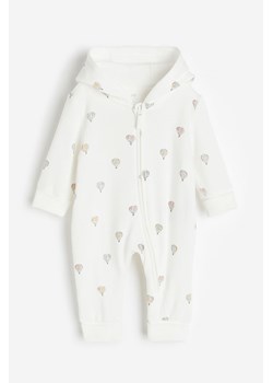 H & M - Dresowy kombinezon - Biały ze sklepu H&M w kategorii Odzież dla niemowląt - zdjęcie 169591599