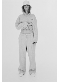 H & M - Joggersy z kantami - Szary ze sklepu H&M w kategorii Spodnie damskie - zdjęcie 169591628