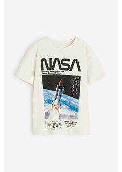 H & M - T-shirt z nadrukiem - Biały ze sklepu H&M w kategorii T-shirty chłopięce - zdjęcie 169591648