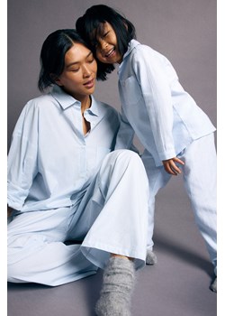H & M - Piżama z bawełnianej flaneli - Niebieski ze sklepu H&M w kategorii Piżamy dziecięce - zdjęcie 169591696