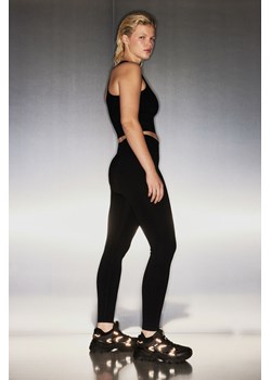 H & M - Legginsy sportowe Seamless DryMove - Czarny ze sklepu H&M w kategorii Spodnie damskie - zdjęcie 169591909