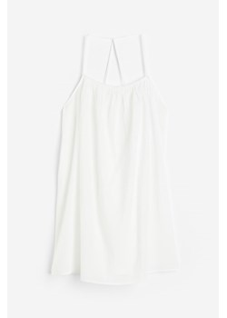 H & M - Bawełniana sukienka plażowa - Biały ze sklepu H&M w kategorii Odzież plażowa - zdjęcie 169591926