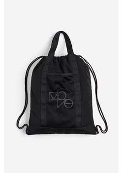 H & M - Wodoodporny worek na odzież sportową - Czarny ze sklepu H&M w kategorii Plecaki - zdjęcie 169591957