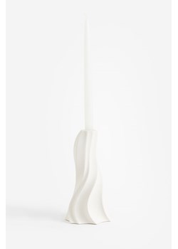 H & M - Świecznik z kamionki - Biały ze sklepu H&M w kategorii Świeczniki - zdjęcie 169591969