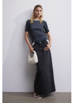 H & M - Długa spódnica dżinsowa - Czarny ze sklepu H&M w kategorii Spódnice - zdjęcie 169592006