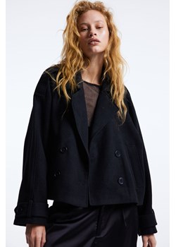 H & M - Dwurzędowa kurtka - Czarny ze sklepu H&M w kategorii Kurtki damskie - zdjęcie 169592069