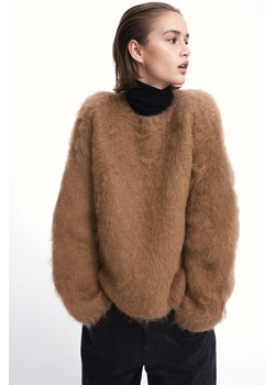 H & M - Sweter oversize - Beżowy ze sklepu H&M w kategorii Swetry damskie - zdjęcie 169592079