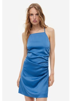 H & M - Drapowana sukienka - Niebieski ze sklepu H&M w kategorii Sukienki - zdjęcie 169592086