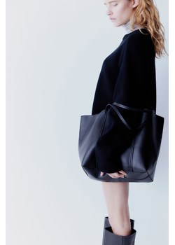 H & M - Sweter z domieszką wełny - Czarny ze sklepu H&M w kategorii Swetry damskie - zdjęcie 169592117