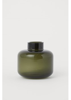 H & M - Mały wazon szklany - Zielony ze sklepu H&M w kategorii Wazony - zdjęcie 169592119