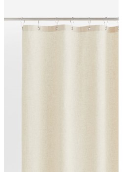 H & M - Zasłona prysznicowa z domieszką lnu - Beżowy ze sklepu H&M w kategorii Akcesoria łazienkowe - zdjęcie 169592147