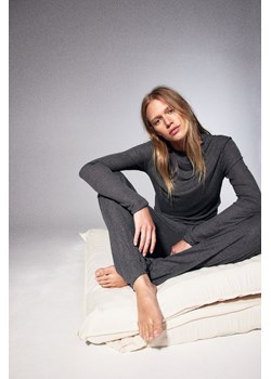 H & M - Piżama w prążki - Szary ze sklepu H&M w kategorii Piżamy damskie - zdjęcie 169592249