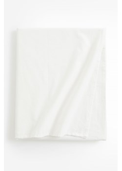 H & M - Bawełniane prześcieradło - Biały ze sklepu H&M w kategorii Prześcieradła - zdjęcie 169592346