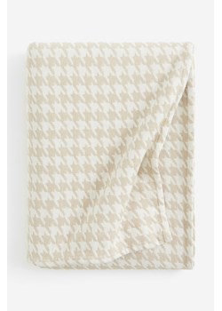 H & M - Wzorzysta narzuta na łóżko - Beżowy ze sklepu H&M w kategorii Narzuty i kapy - zdjęcie 169592385