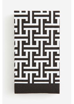 H & M - Serwetki papierowe 15-pak - Czarny ze sklepu H&M w kategorii Tekstylia kuchenne - zdjęcie 169592415