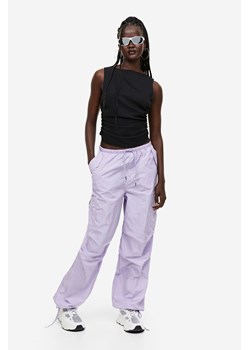 H & M - Marszczony top z odkrytymi plecami - Czarny ze sklepu H&M w kategorii Bluzki damskie - zdjęcie 169592539