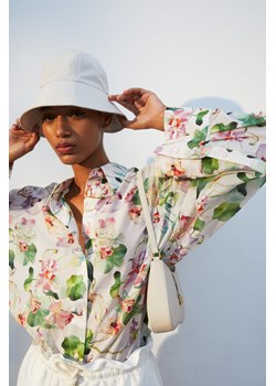 H & M - Koszula z lyocellem - Beżowy ze sklepu H&M w kategorii Koszule damskie - zdjęcie 169592589