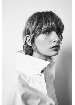 H & M - Popelinowa koszula oversize - Biały ze sklepu H&M w kategorii Koszule damskie - zdjęcie 169592645