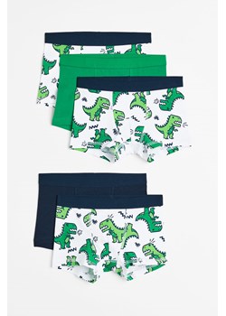 H & M - Bokserki 5-pak - Zielony ze sklepu H&M w kategorii Majtki dziecięce - zdjęcie 169592748