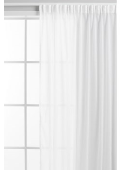 H & M - Szeroka zasłona z taśmą wielofunkcyjną - Biały ze sklepu H&M w kategorii Zasłony - zdjęcie 169592786