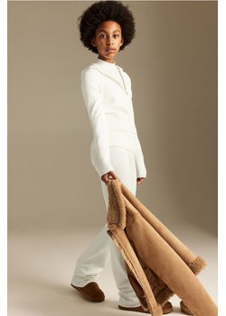 H & M - Dzianinowy komplet 2-częściowy - Biały ze sklepu H&M w kategorii Komplety i garnitury damskie - zdjęcie 169592908