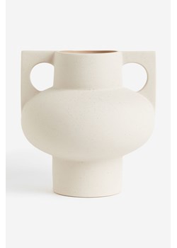 H & M - Duży wazon z kamionki - Biały ze sklepu H&M w kategorii Wazony - zdjęcie 169592919