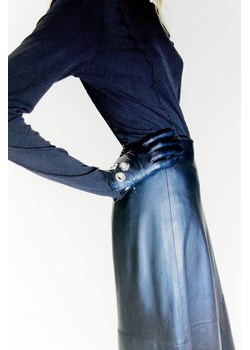 H & M - Skórzane rękawiczki - Czarny ze sklepu H&M w kategorii Rękawiczki damskie - zdjęcie 169592996